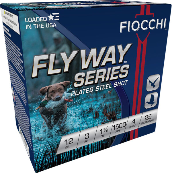 Fiocchi 123ST4 Flyway 12Gauge 3" 1 1/8oz 4Shot 25 Per Box/10 Case