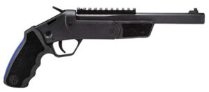 Rossi SSPB9BKKIT Brawler 45 Colt (LC)/410 Gauge 1rd 9", Black, Textured Rubber Grips, Optics Mount, Include Holster
