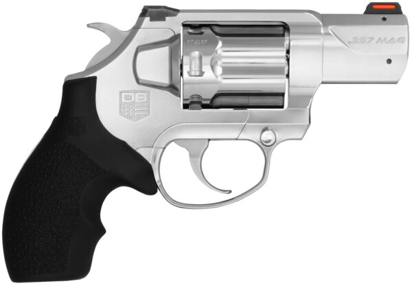 Diamondback DB0700S701 S.D.R. 357 Mag 6rd 2" Polished Stainless Steel Target Crown Barrel, Polished Stainless Steel Cylinder, Stainless Steel Frame, Black Rubber Grip