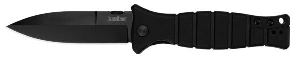 Kershaw 3425 XCOM 3.60" Folding Spear Point Plain Black Oxide 8Cr13MoV SS Blade Black Glass-Filled Nylon Handle Includes Pocket Clip