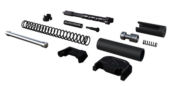 Rival Arms RA42G001A Slide Completion Kit Fits Glock Gen3-4 9mm Luger Black PVD Stainless Steel
