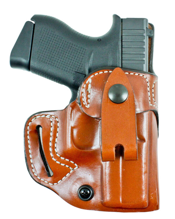DeSantis Gunhide 159TA9PZ0 Osprey IWB/OWB Tan Leather Belt Slide Fits Springfield Hellcat 3" Belt 1.50" Wide Right Hand