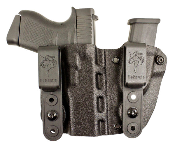 DeSantis Gunhide 160KA8HZ0 Hidden Truth IWB Black Kydex Belt Clip Fits Sig P250 Compact/P320 Compact/P320X Compact Right Hand