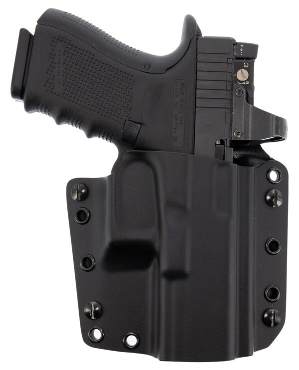 Galco CVS226RB Corvus IWB/OWB Black Kydex Belt Loop Compatible w/ Glock 19X/19 Gen1-5/23 Gen2-5 Belt 1.75" Wide Right Hand