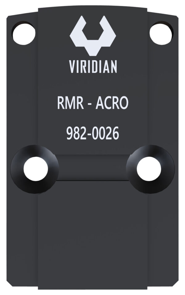 Viridian 9820026 RFX45 RMR Mounting Adapter Black Anodized