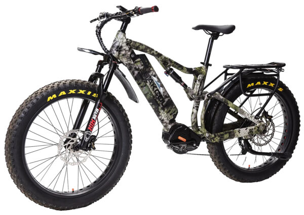 Bakcou E-bikes B-S19-KRY-B25 Storm 25 Large Kryptek Altitude 19" w/Stand Over Height of 30.50" Frame, Sram 9sp, 40t Front & Sram 11-34t Rear Cassette Bafang M620 Ultra Motor