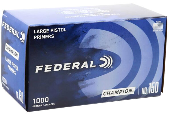 Federal 150 Champion Large Pistol Multi Caliber Handgun 1000 Per Box/5 Case
