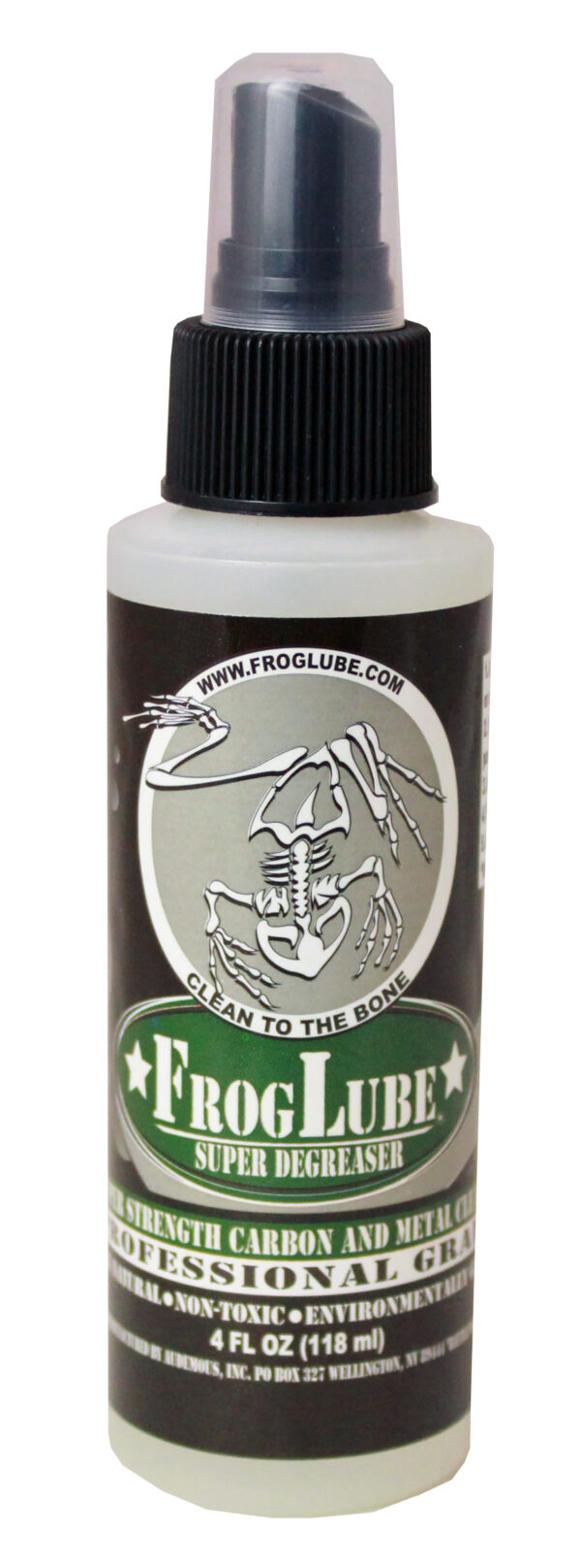 FrogLube 15216 Super Degreaser Removes Oil, Grease, Dirt 4 oz Squeeze Bottle