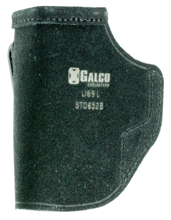 Galco STO652B Stow-N-Go IWB Black Leather Belt Clip Fits S&W M&P Shield/Walther PPS/S&W M&P Shield 2.0 Right Hand