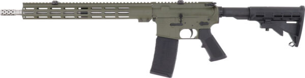 GLFA AR15 RIFLE 223 WYLDE - 16" S/S BBL OD GREEN