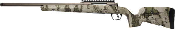 Savage Arms 32308 Axis 2 Pro Compact 223 Rem 4+1 20" Gun Metal Bronze Cerakote Heavy Threaded Barrel & Picatinny Rail Carbon Steel Receiver, Fixed Woodland Camo Synthetic Stock, Left Hand