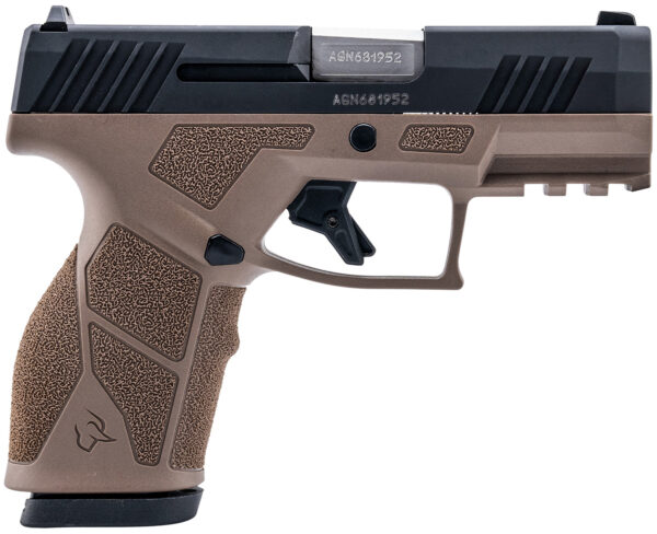 Taurus 1-GX2931B GX2 9mm 13+1 3.37" Matte Stainless Steel Barrel, Matte Black Serrated Stainless Steel Slide, Brown Stainless Steel Frame w/Picatinny Rail, Polymer Grip