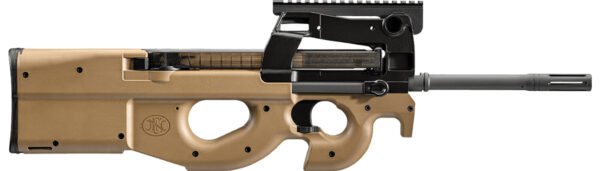 FN 3848950501 PS90 5.7x28mm 50+1 16.04" Black Steel Barrel, Flat Dark Earth Picatinny Rail Aluminum Alloy Receiver, Bullpup w/Thumbhole Flat Dark Earth Synthetic Stock, Ambidextrous