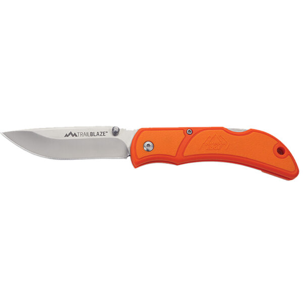 Outdoor Edge TrailBlaze Knife 3.3 in. Orange