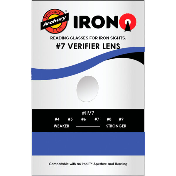 Specialty Iron I Rifle Peep Verifier #7 Blue