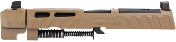 Sig Sauer 8901129 P320 9mm Coyote Brown Stainless Steel Optic Ready Slide XRAY3 Sights