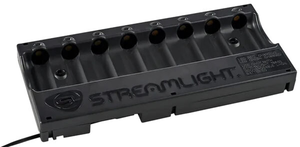 Streamlight 20231 8-Unit Bank Charger Black SL-59/CR123A Battery 100V/120V/AC