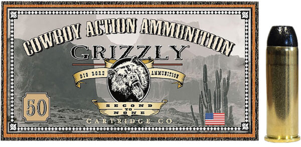Grizzly Ammo GC44M2 44Mag 200gr Round Nose Flat Point 50 Per Box/10 Case