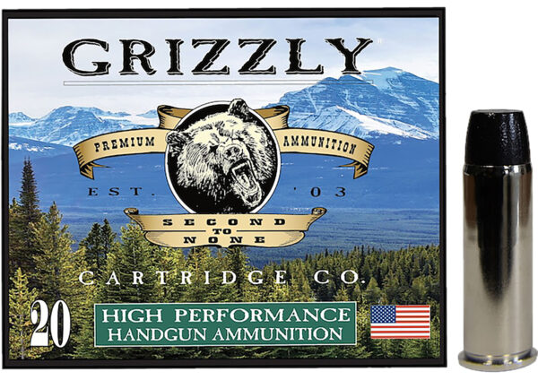 Grizzly Ammo GC44M9 44Mag 260gr Wide Flat Nose Gas Check 20 Per Box/10 Case