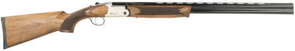 Gforce Arms GFS162028 Filthy Pheasant Full Size 20 Gauge Break Open 3" 2rd 28" Black Over/Under Vent Rib Barrel, Nickel Engraved Aluminum Receiver, Turkish Walnut Wood Stock, Ambidextrous