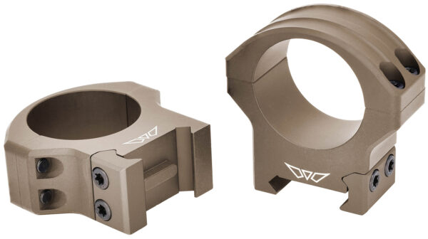 Warne 8514TM HyperLite Dark Earth Cerakote Dark Earth Cerakote 30mm Tube Picatinny/Weaver/Maxima Fits Tikka