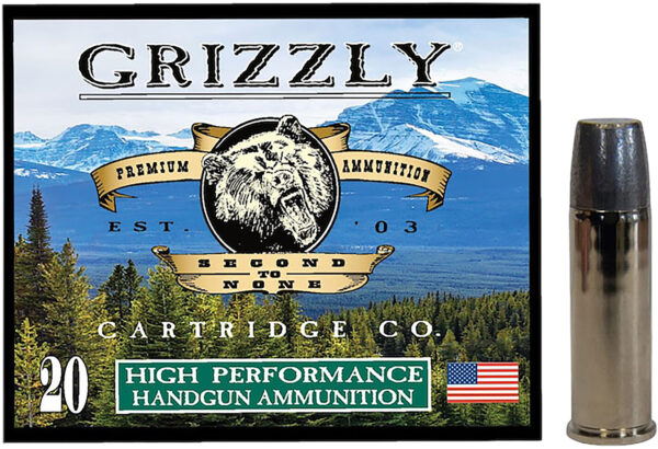 Grizzly Ammo GC44M19 44Mag 320gr Wide Long Nose Gas Check 20 Per Box/10 Case
