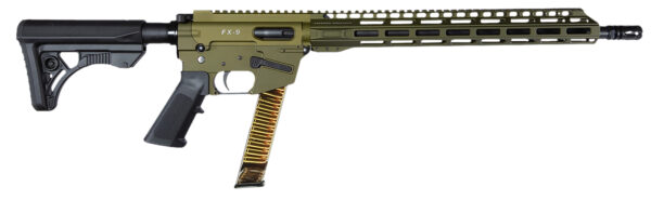 FREEDOM ORDNANCE FX9R16-ODG FX9R 9mm Luger 16" M-LOK Handguard B5 Grip