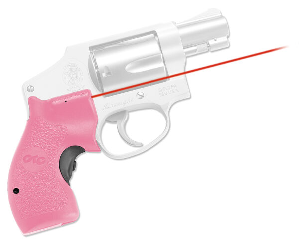 Crimson Trace 01-3480-1 LG-105 Pink Lasergrips Red Laser Smith & Wesson J-Frame Round Butt