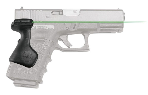 Crimson Trace 0167501 LG-639G Green Lasergrips Black Glock Gen 3/4/5 Compact